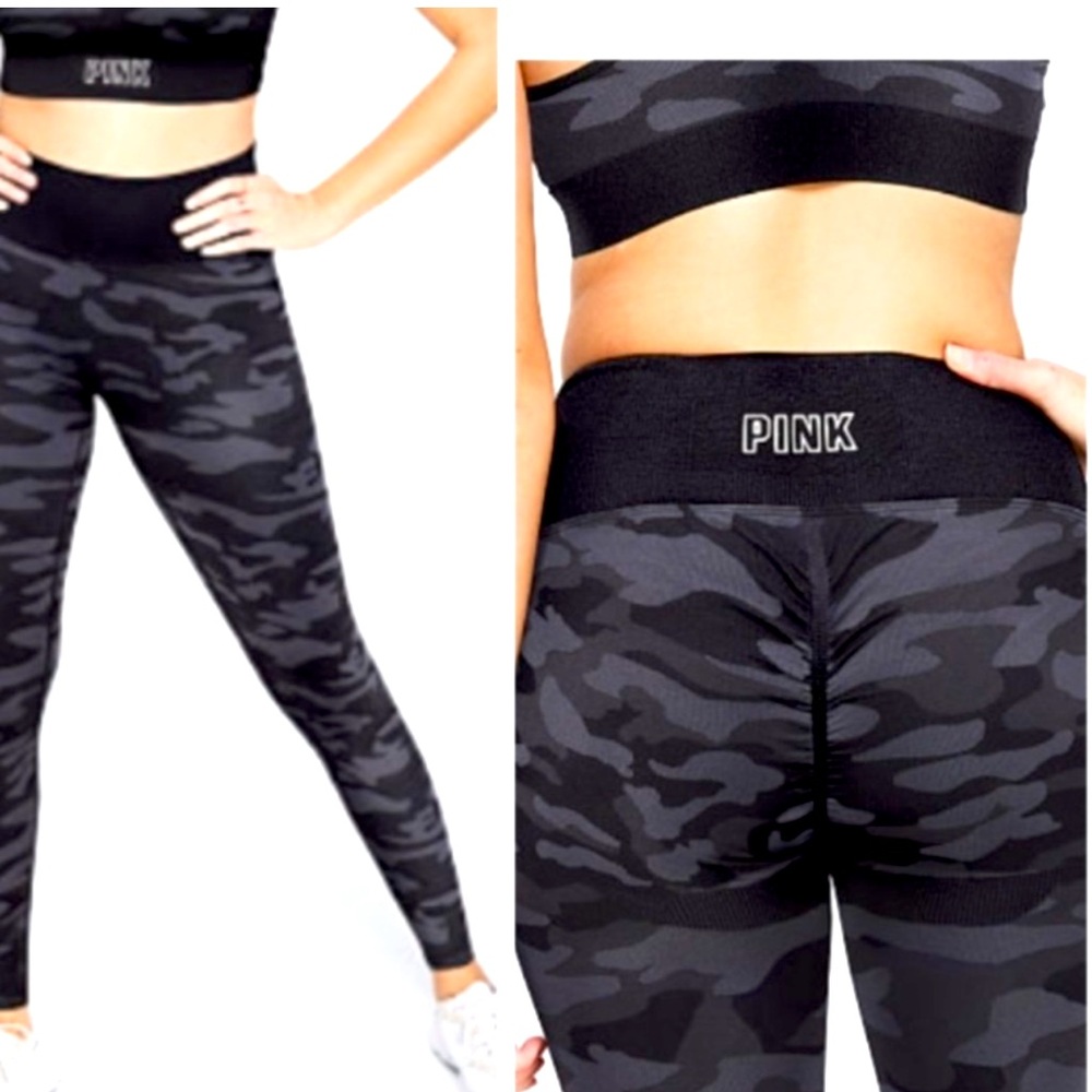 VS pink seamless camo leggings